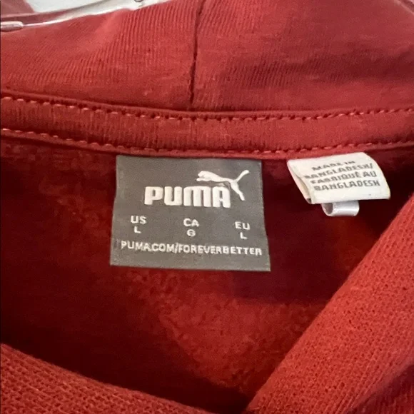 Puma Women's burnt orange color Hoodie - Picture 2 of 3